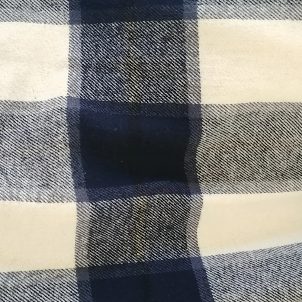 Zara Shacket Women's Size M Flannel Long Shirt Black Checker Plaid‎ Button Down - Picture 9 of 12